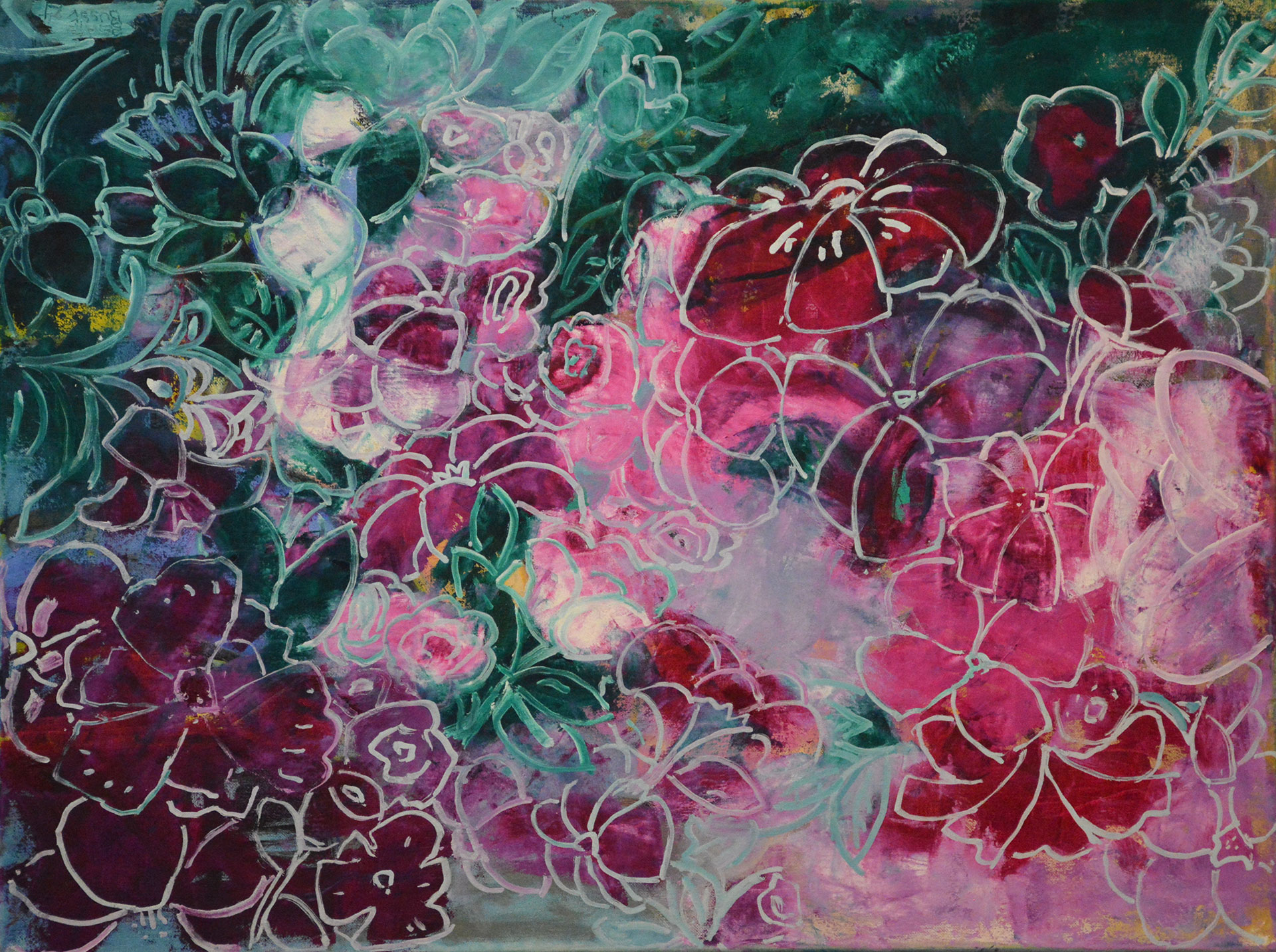 2024 Renate Busse: "Westwind" - Ölbild auf Leinwand - 60x80cm