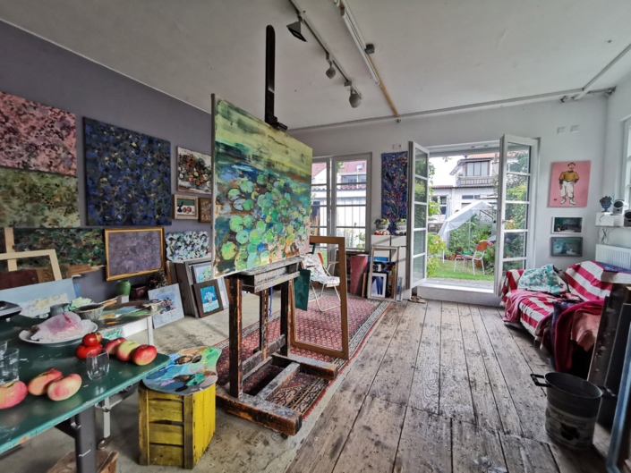 Gartenatelier von Künstlerin Renate Busse in Schorndorf Gartenatelier von Künstlerin Renate Busse in Schorndorf