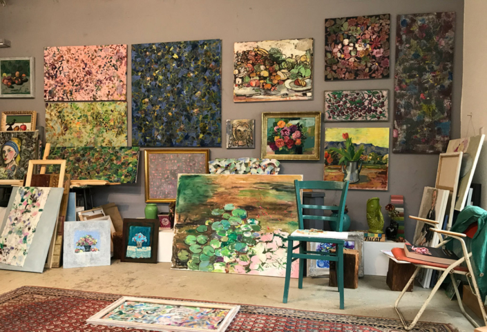 Gartenatelier von Künstlerin Renate Busse in Schorndorf Gartenatelier von Künstlerin Renate Busse in Schorndorf