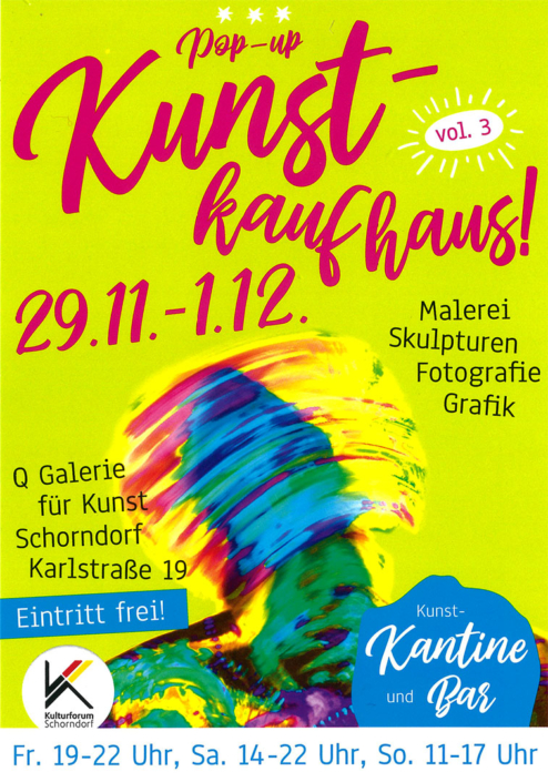 Kunst-Kaufhaus in der Q-Galerie 2024