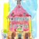 Renate Busse: Postkarte "Schorndorfer Rathaus"