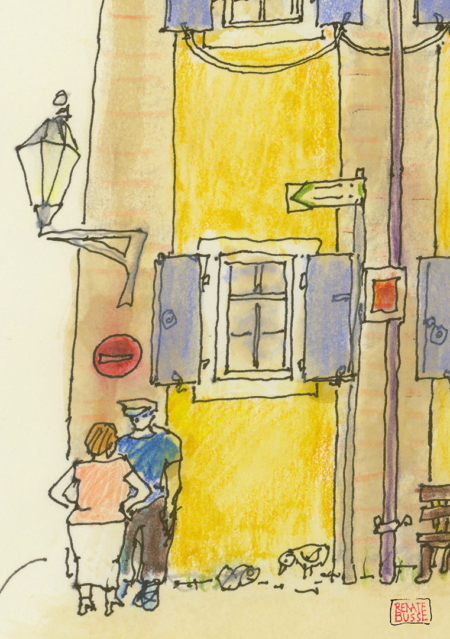 Renate Busse: Postkarte aus Buch Augenblicke